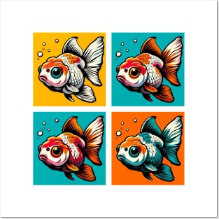 Pop Sarasa Comet Goldfish - Cool Aquarium Fish Posters and Art